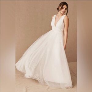 BHLDN Anthropologie Jenny Yoo Sarita Wedding Dress